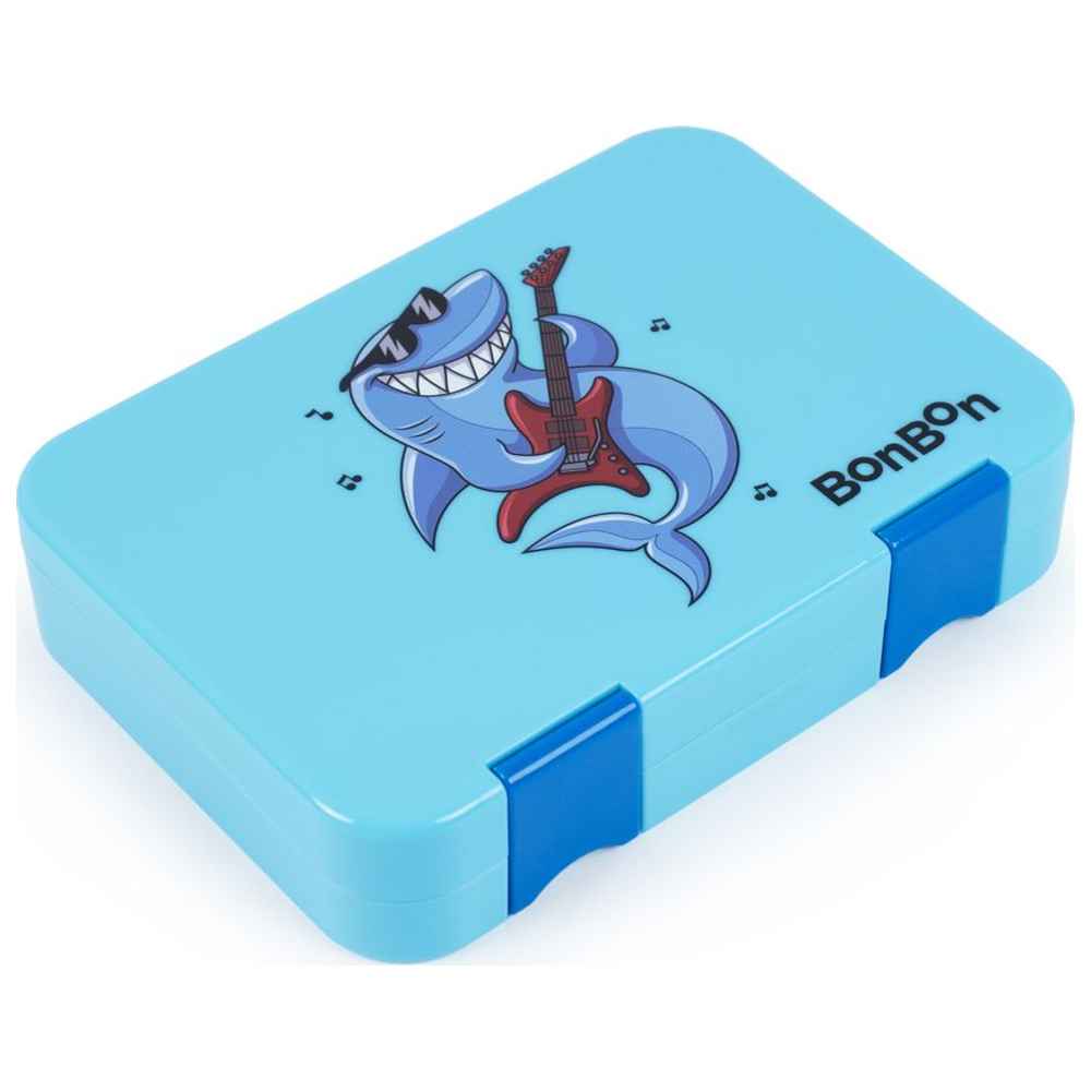BonBon - Prime 4-6 Compartment Leakproof Lunchbox - Shark Rock