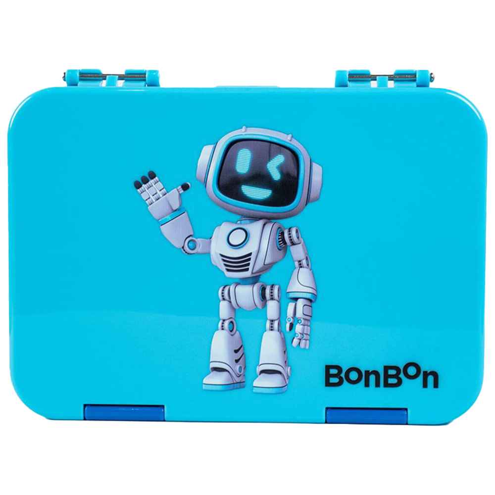 BonBon - Prime 4-6 Compartment Leakproof Lunchbox - Friendly Robot