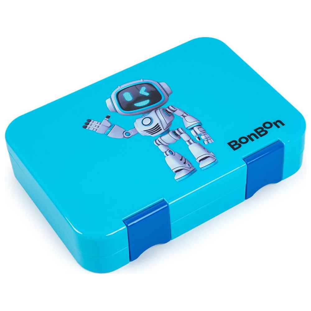 BonBon - Prime 4-6 Compartment Leakproof Lunchbox - Friendly Robot