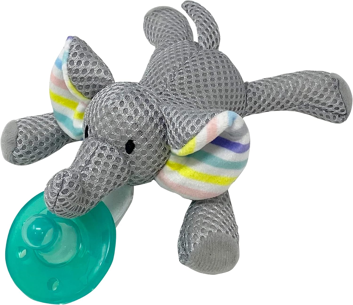 Babyworks - Pacifier Friend with Pacifier - "Elly" Elephant