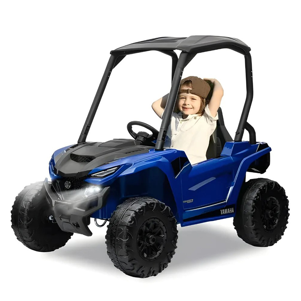 Yamaha - Wolverine Utv Baby Kids Ride-On Car - 12V - Blue