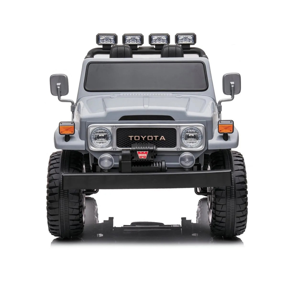 Toyota -  Licensed Land Cruiser Fj40 Electric Ride-On Car - 24V - Grey