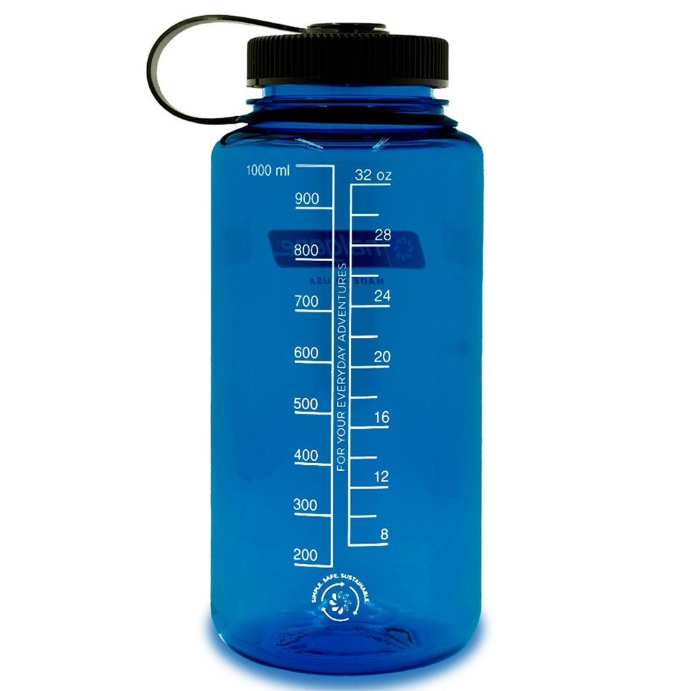 Nalgene - USA Wide Mouth Sustain Tritan Renew Bottle - Slate Blue - 1000ml