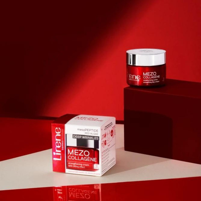 Lirene - SPF10 Mezo Collagen Strengthening Day Cream - 50 ml