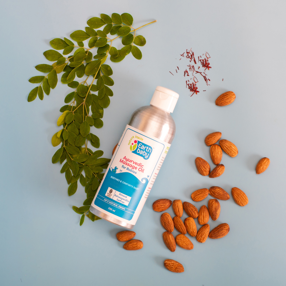 Earthbaby - Ayurvedic Massage Oil For Babies - 250ml