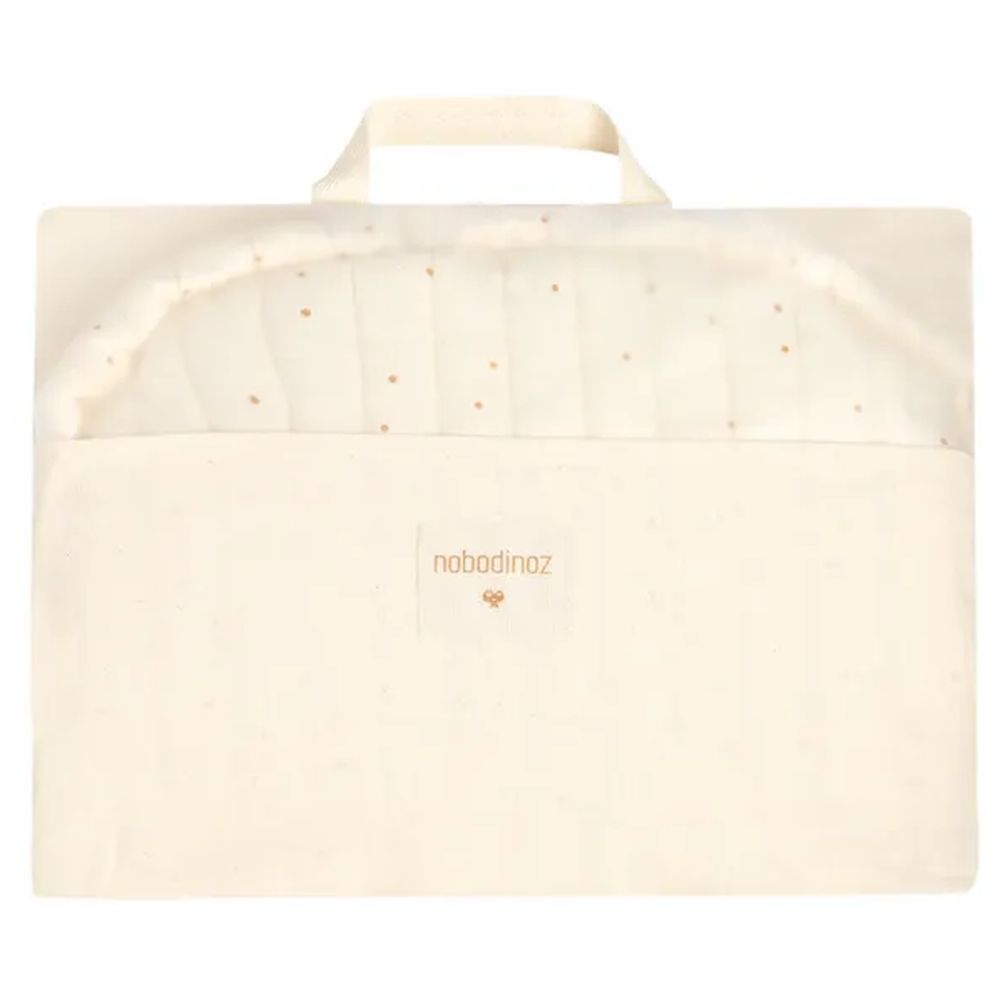 Nobodinoz Growing Green High Chair Cushion Only - Natural/Honey Sweet Dots