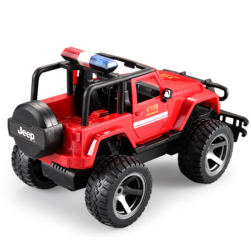 DOUBLE E - 1:12 Jeep Fire Rescuer - Red