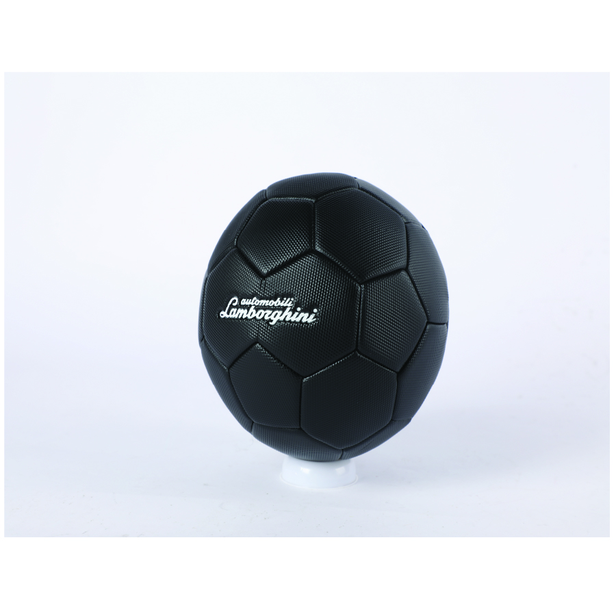 Lamborghini - Machine Sewing PVC Soccer Ball - Black - Size 3