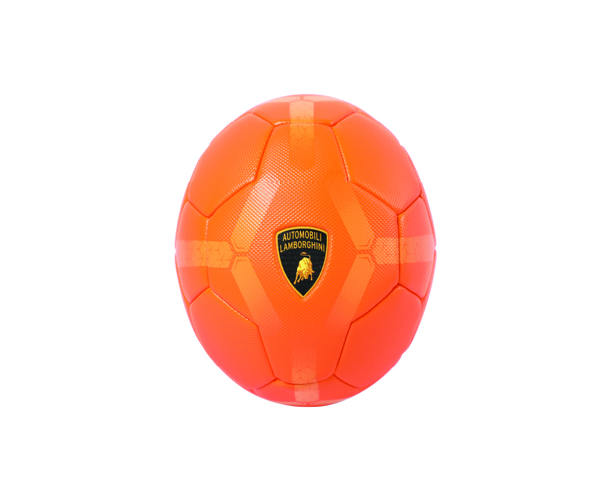 Lamborghini - Machine Sewing PVC Soccer Ball - Orange - Size 5