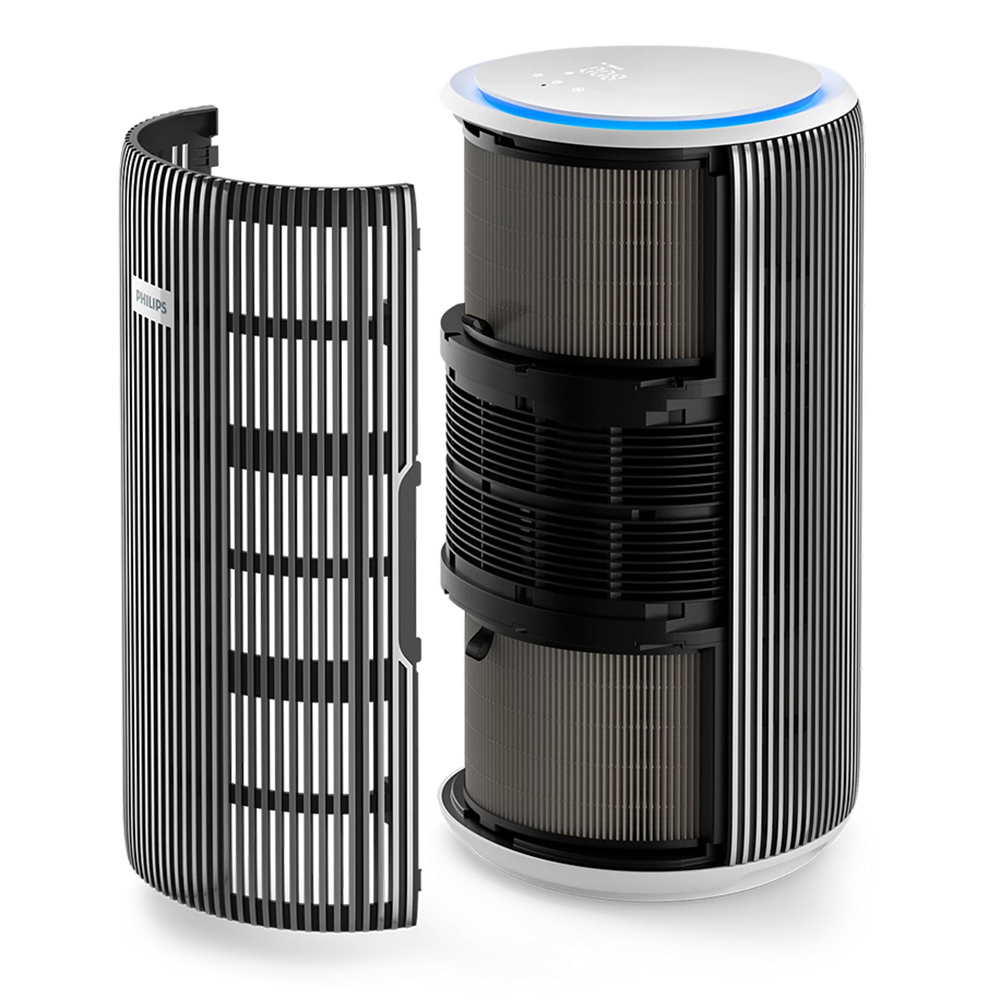 فيلبس - جهاز تنقية هواء ذكي بيور بروتكت سلسلة 3200 - فضي وأبيض