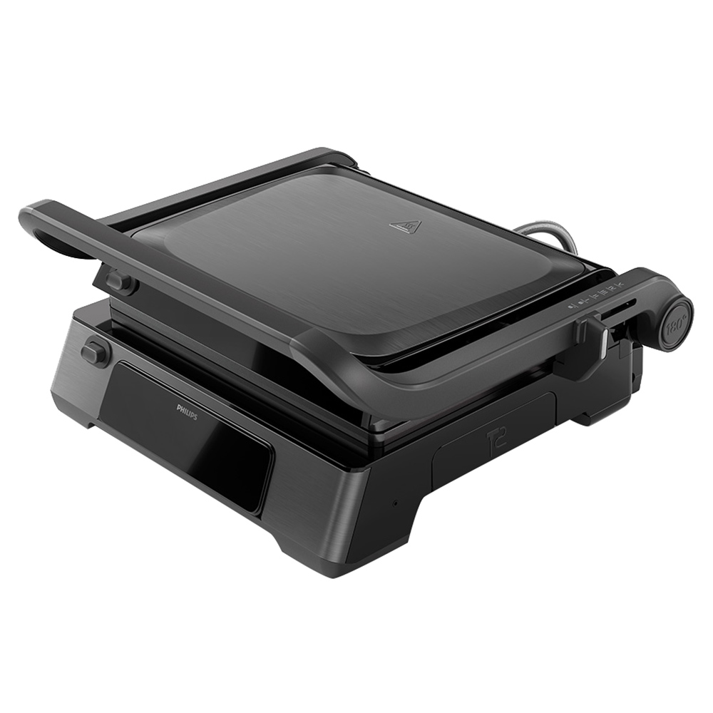 Philips - 7000 Series Contact Grill - Black - 2200 W