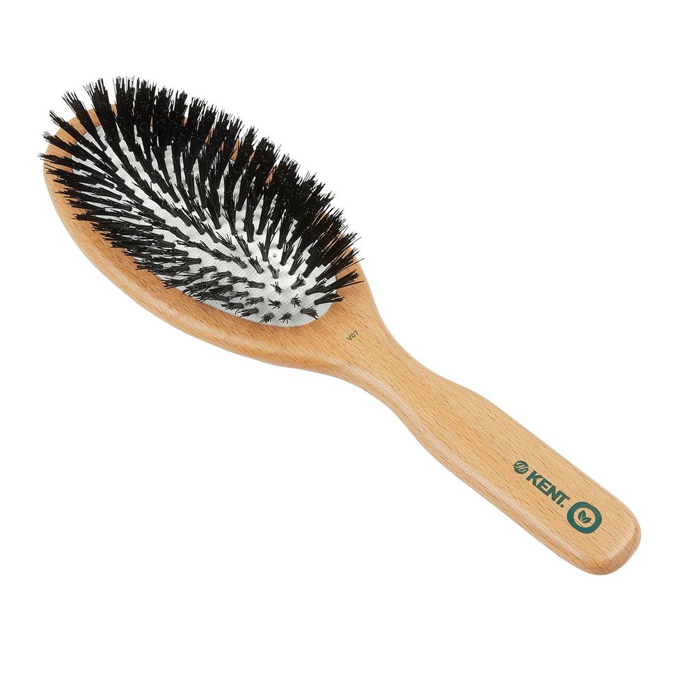 Kent Brushes - Large Cushion Vegan Hairbrush V07 - Beige