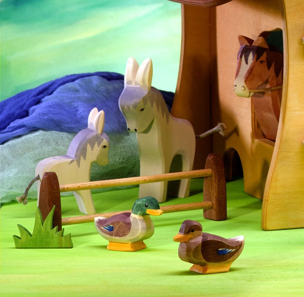 أوستهايمر - لعبة خشبية - حصان - بني - 14.5 سم