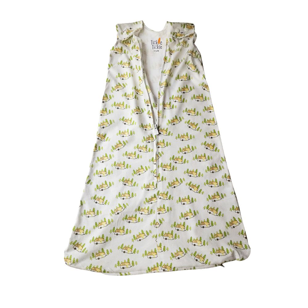Tickle Tickle Organic Clothing - Baby's Organic Cotton Sleeping Bag - Larch