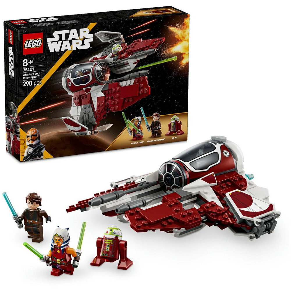 LEGO Star Wars - Ahsoka's Jedi Interceptor Building Set - 290 Pcs