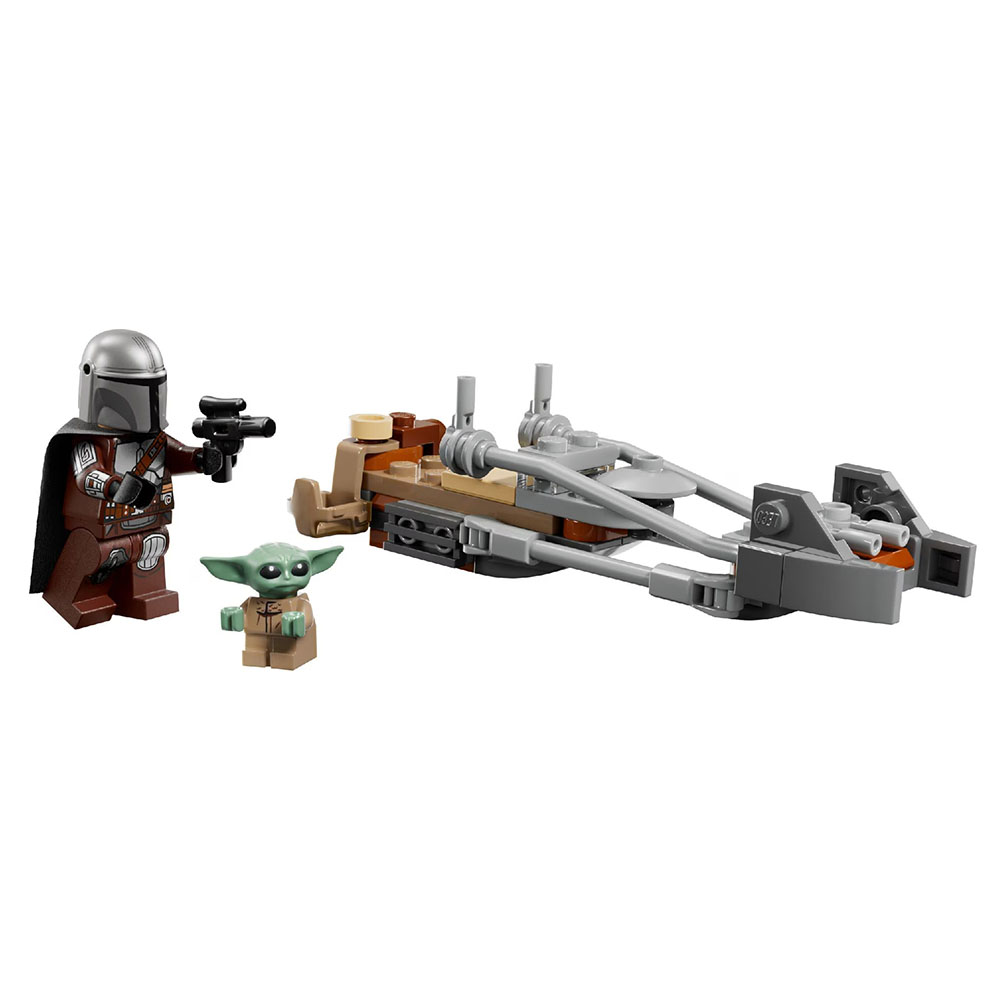 Lego - The Mandalorian And Grogu's Speeder Bike Building Set - 58 Pc Set