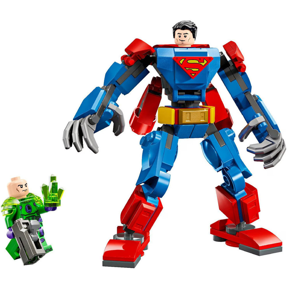 ليغو - مجموعة تركيب سوبرمان ميك ضد ليكس لوثر - 120 قطعة