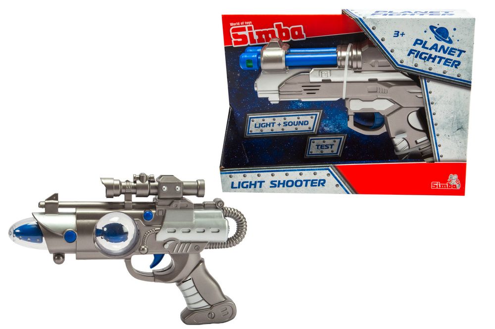Simba - Planet Fighter Light Shooter Gun - Style May Vary