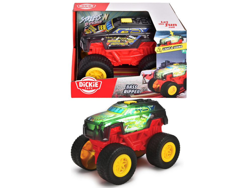 ديكي - شاحنة وحش باس ريبر - متعدد الألوان