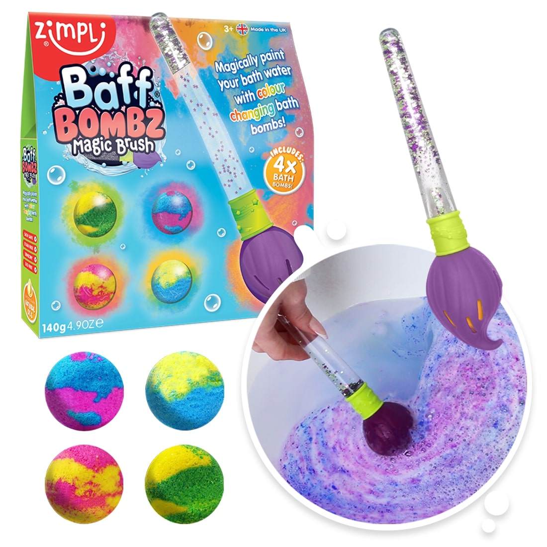 Zimpli Kids - Baff Magic Brush