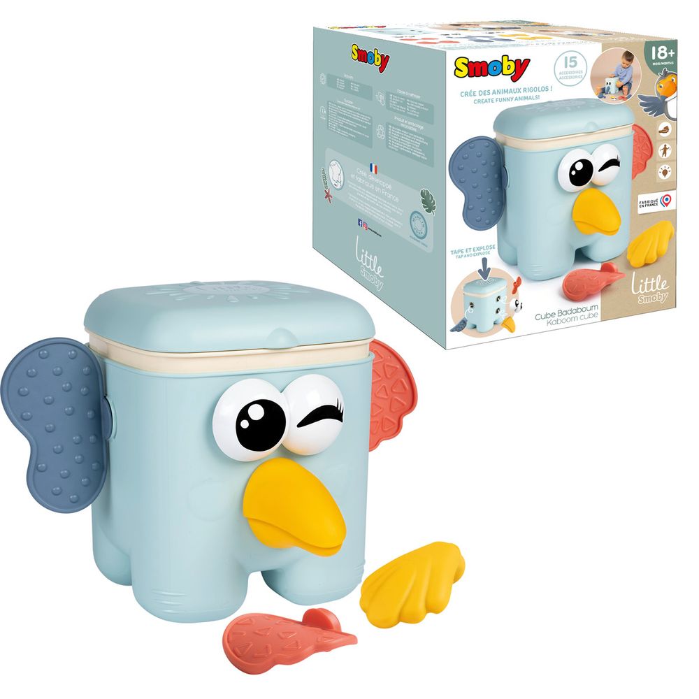 Smoby - Little Kaboom Cube Funny Plug-In Toy