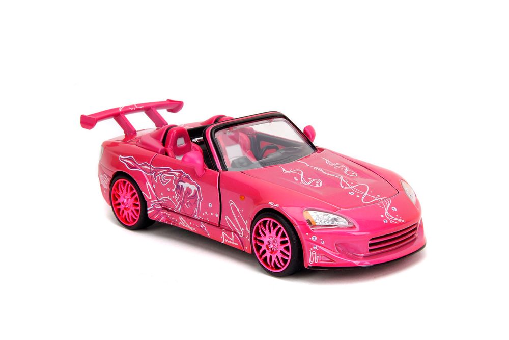 Jada - Pink Slips Suki's Honda S2000 Die-Cast Car With Base - Pink