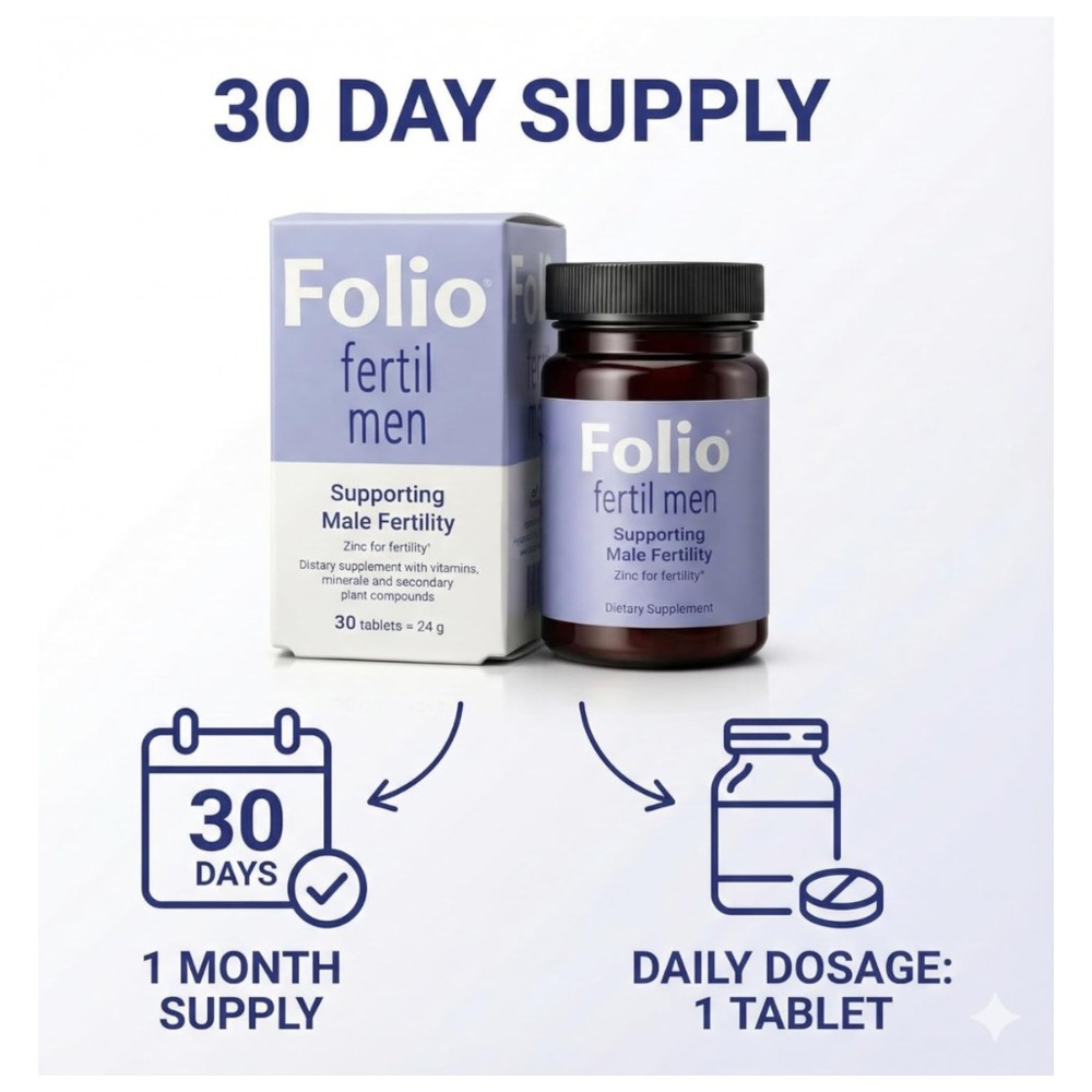 Folio - Pre-Conception Nutritional Support Fertile Men Tablets - 30 Tablets