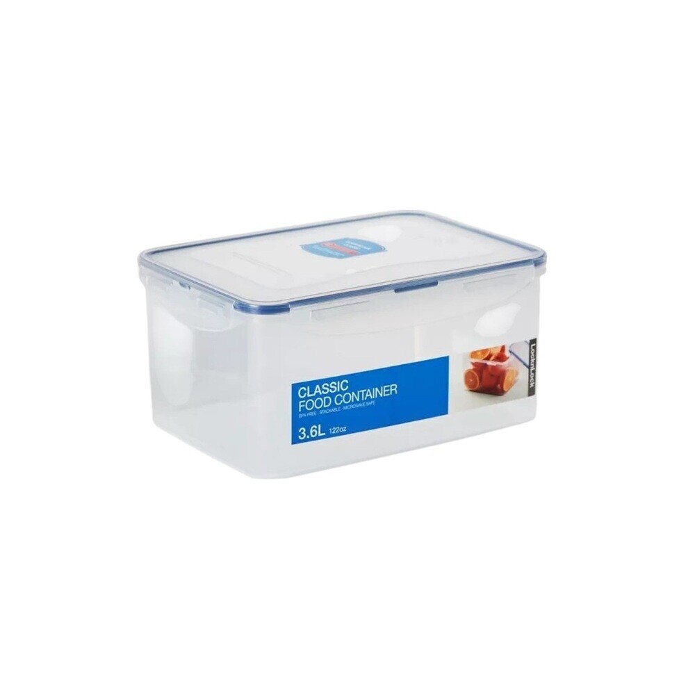 Lock&Lock - Classic Food Container Set - Clear/Blue - 5 Pcs