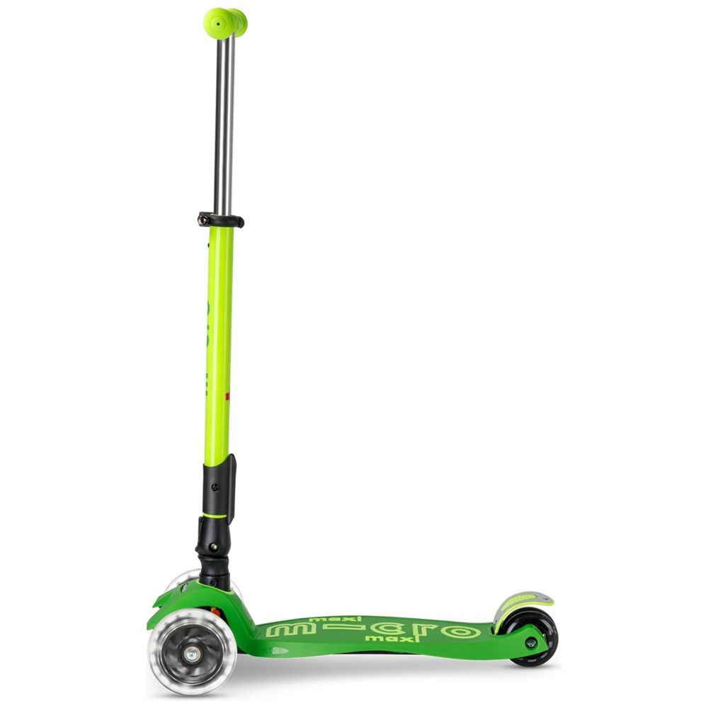 ميكرو - سكوتر ماكسي ديلوكس قابل للطي نيّون بإضاءة ليد يدوي