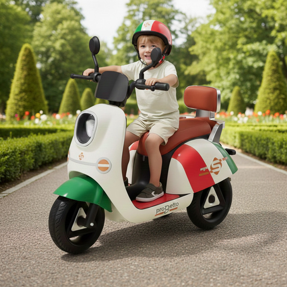 Myts Kids Electric Ride-On Scooter - 2 Motor Power