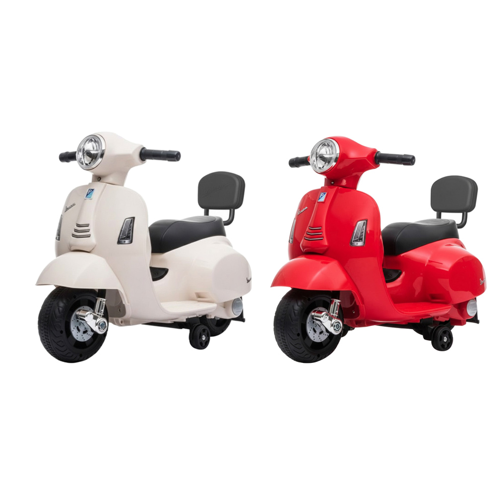 مايتس - سكوتر فيسبا كهربائي مرخص للأطفال مع أضواء وموسيقى - 6 فولت - قد يختلف اللون - قطعة واحدة