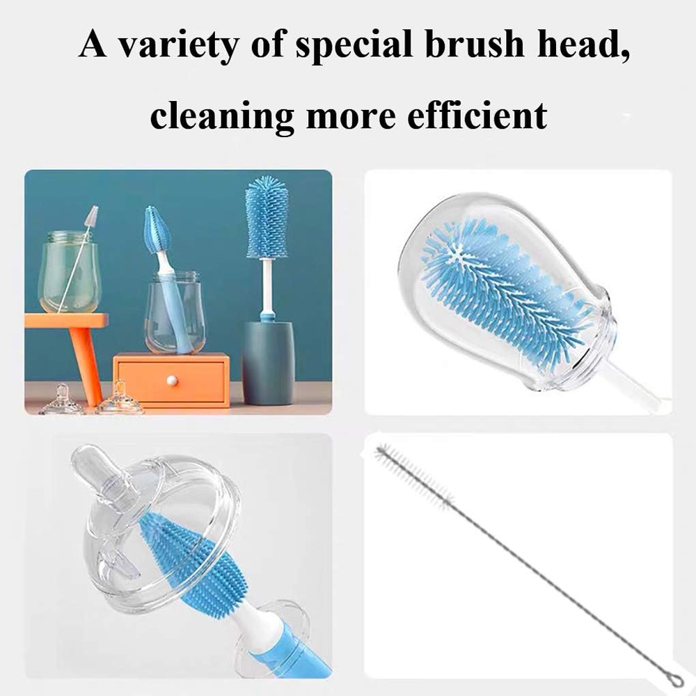Star Babies - Bottle Cleaner Brush Set - 3 Pcs - Blue