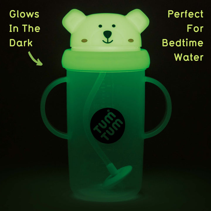 Tum Tum - Series 3 Tippy Up Weighted Straw Cup - Polar Bear - 300ml