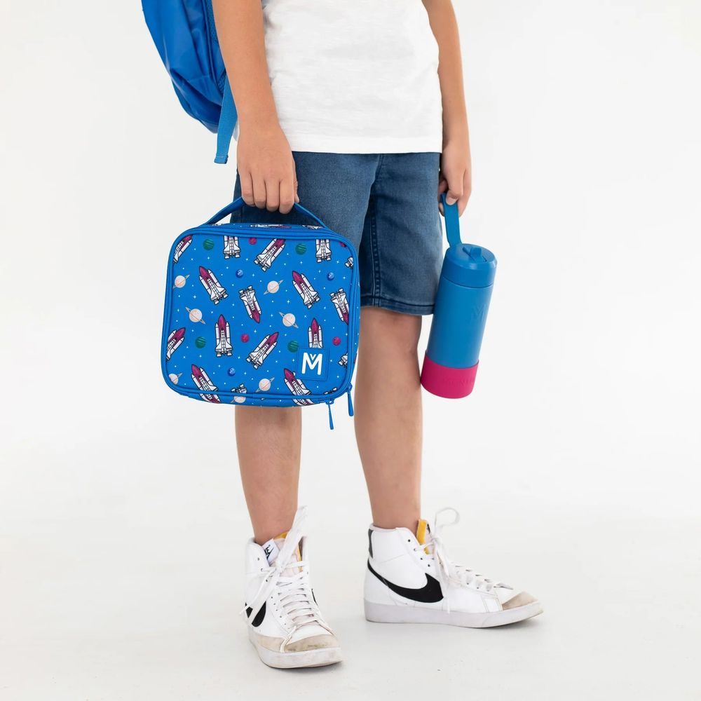 Montii - Stainless Steel Sipper Bottle With Lid And Straw - Reef - 475 ml