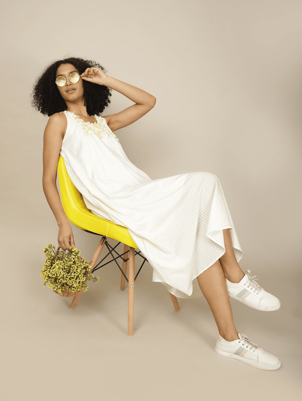 Jhurmut - Women's Meadow Muse Dress - White