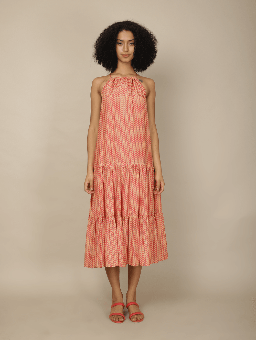 Jhurmut - Women's Parfait Dress - Peach