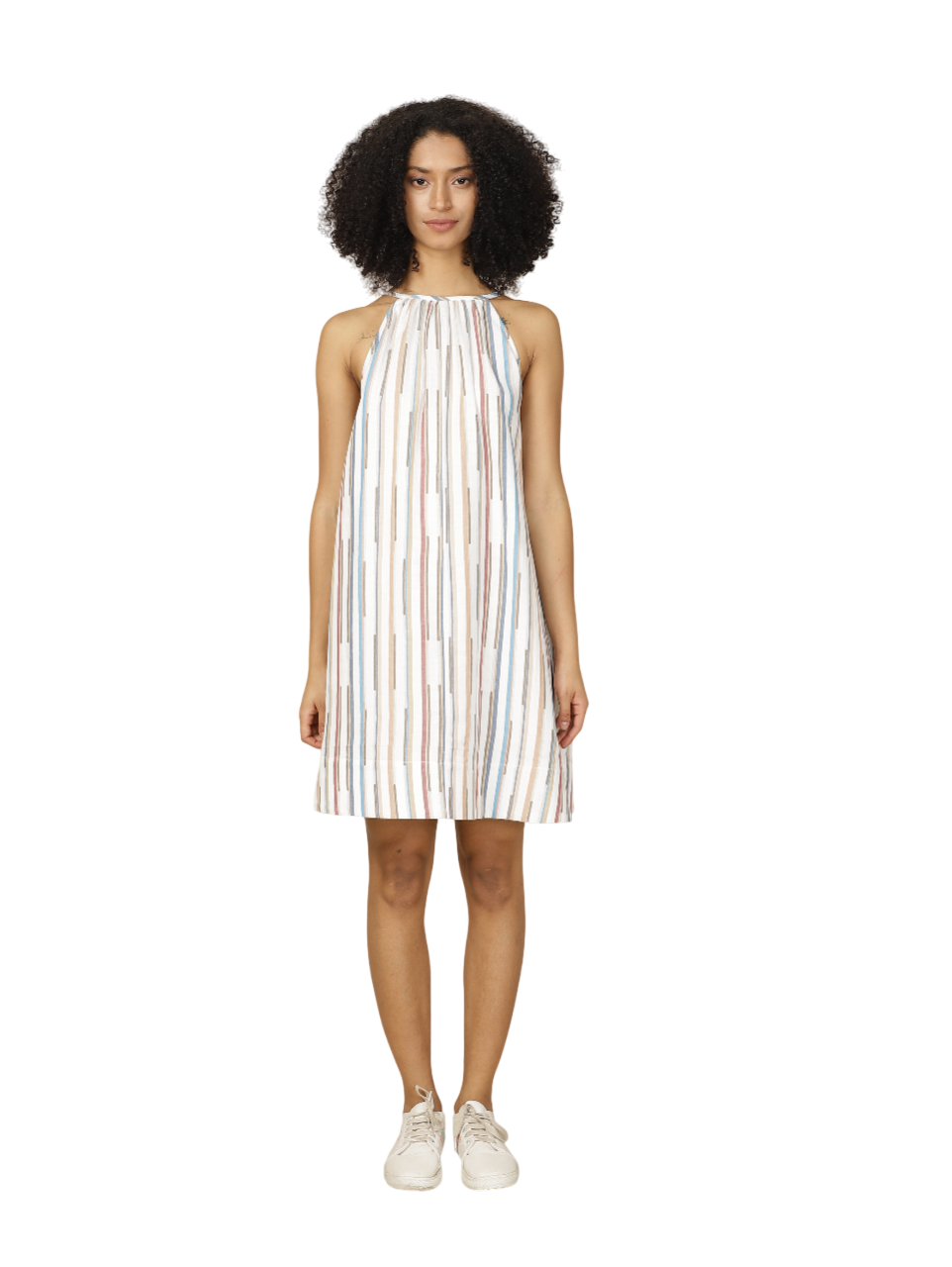 Jhurmut - Seaside Striped Halter Dress