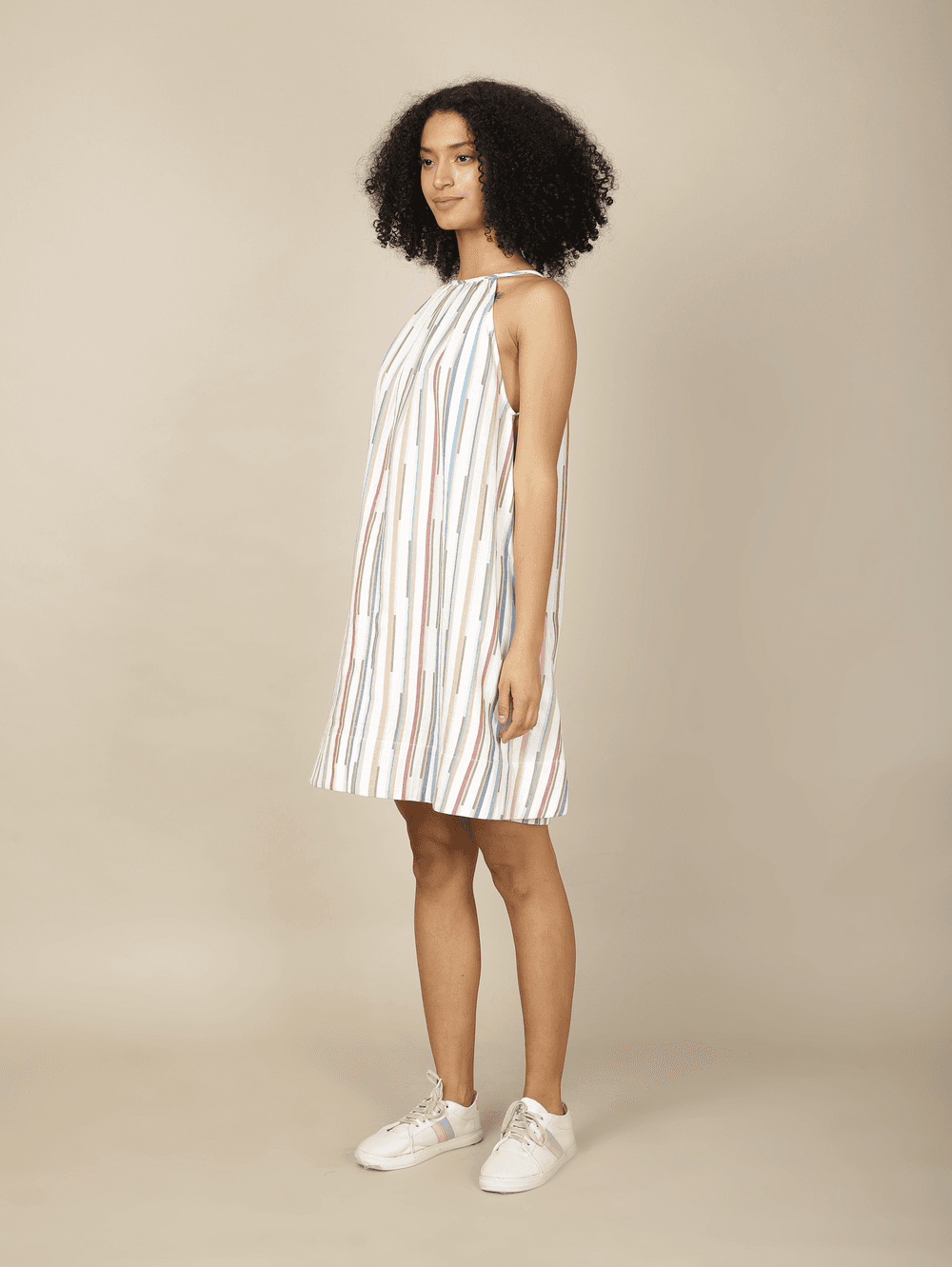 Jhurmut - Seaside Striped Halter Dress