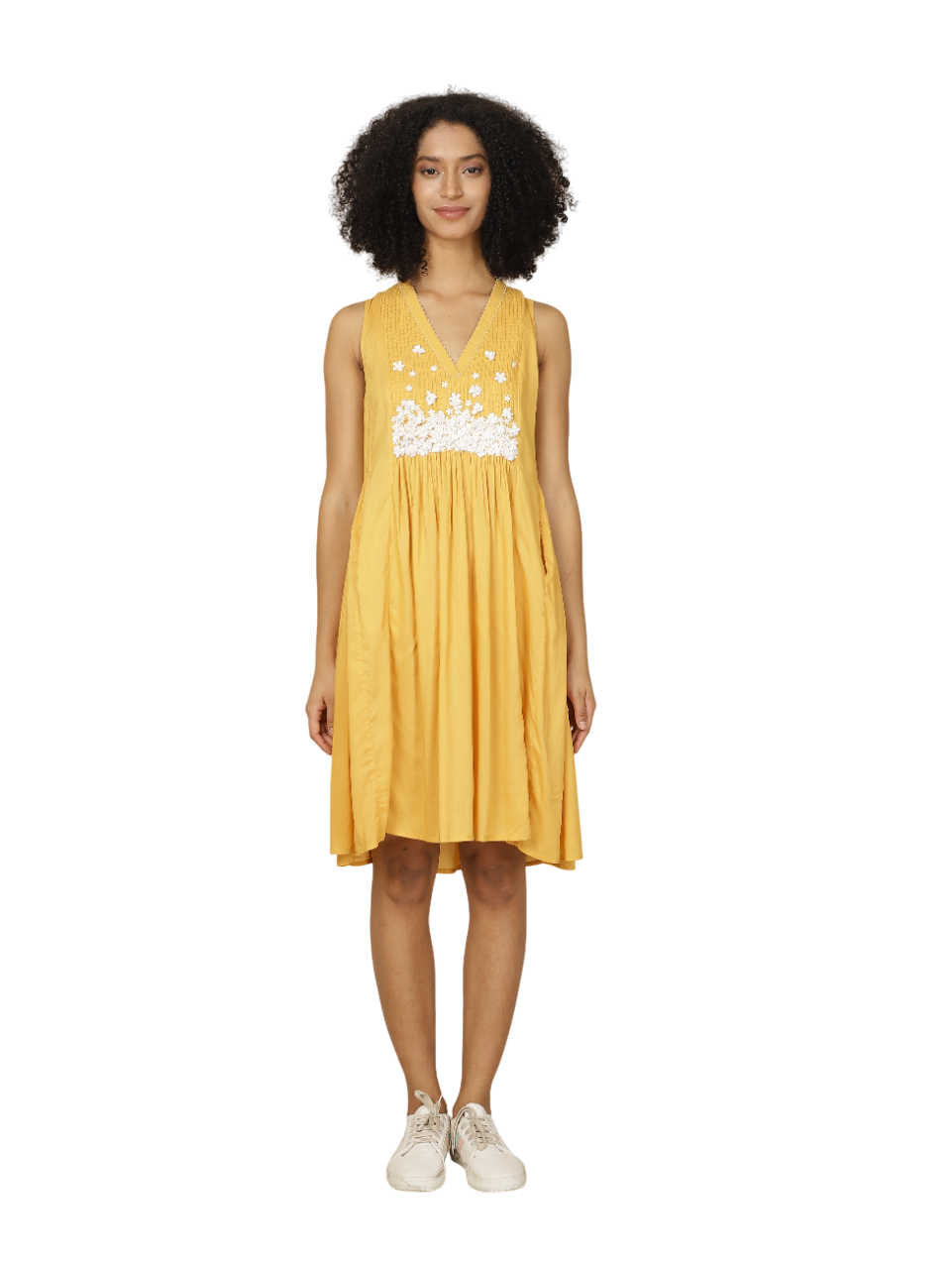 Jhurmut - Sunrise Fresh Blossom Dress - Yellow