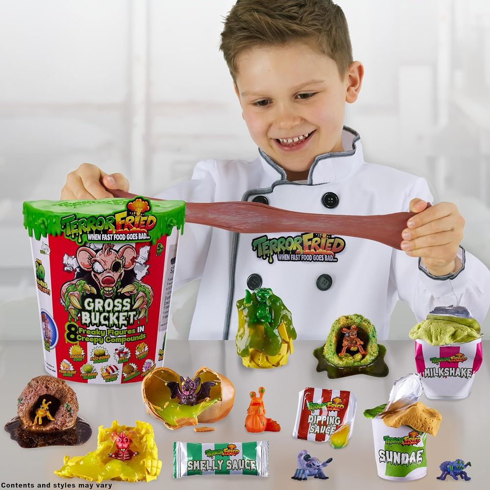 Terror Fried - 08095 Bucket Gross Collectables With Slime