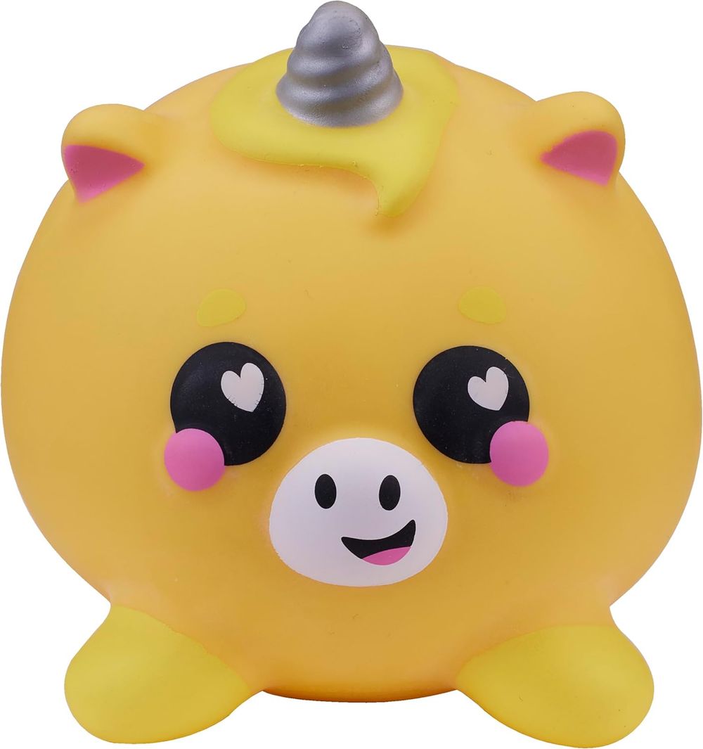 SMOOSHZEES - Luvzees Funder Unicorn Supersoft Cuddly And Squishy Toy - Yellow