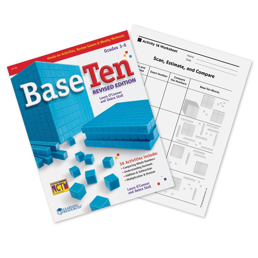 Learning Resources - Base Ten Interlocking Plastic Rods Class Set - 823 Pcs