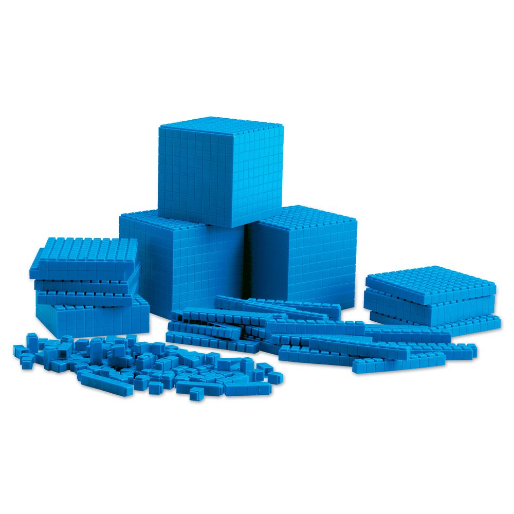 Learning Resources - Base Ten Interlocking Plastic Rods Class Set - 823 Pcs