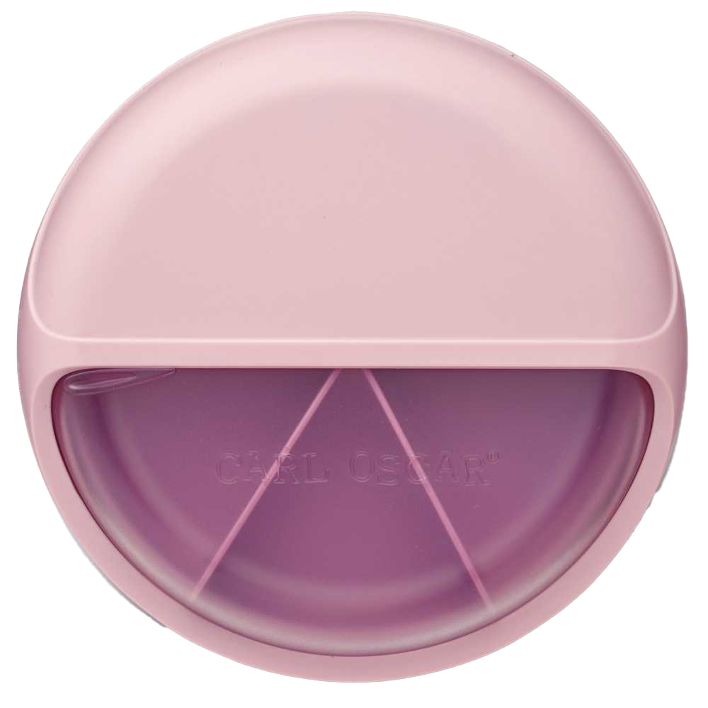 Carl Oscar - Kids 5 Rotatable Compartment Snackdisc Box - Pink