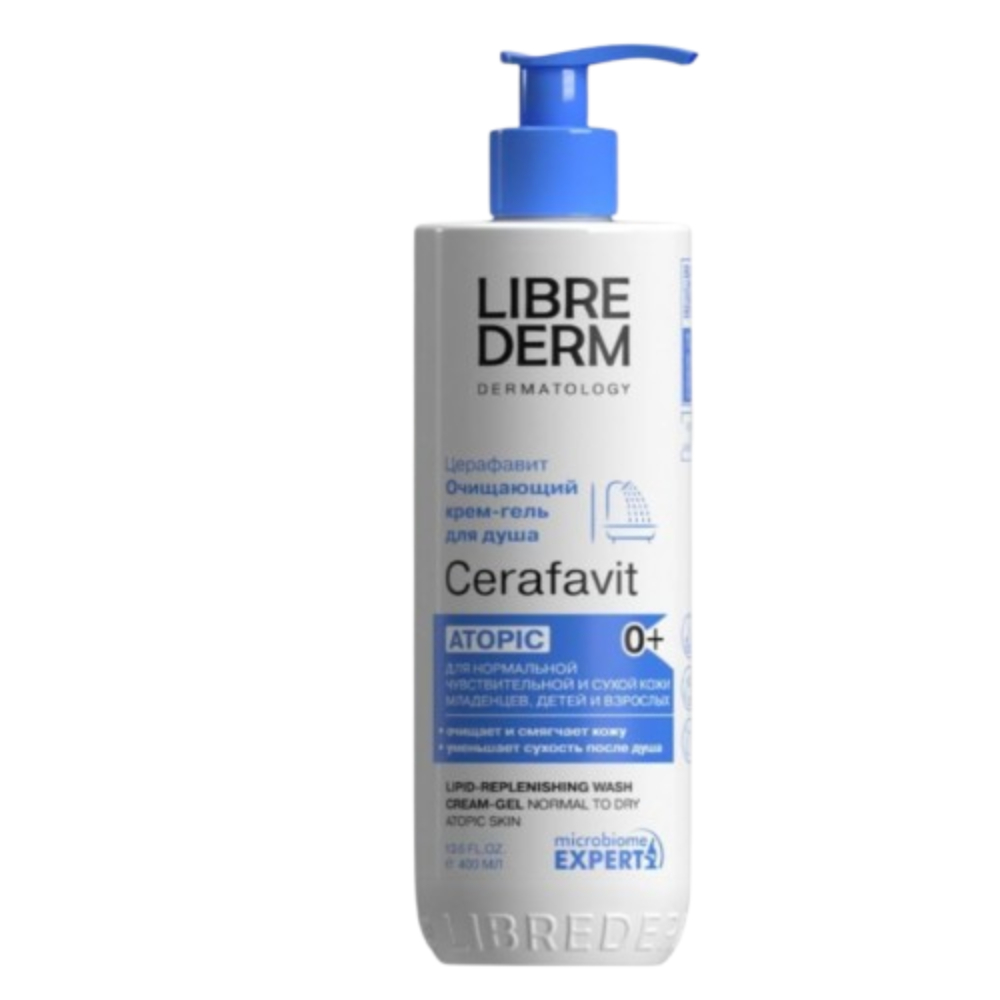 Librederm - Cerafavit Lipid-Replenishing Cream-Gel For Kids & Adults - 400ml