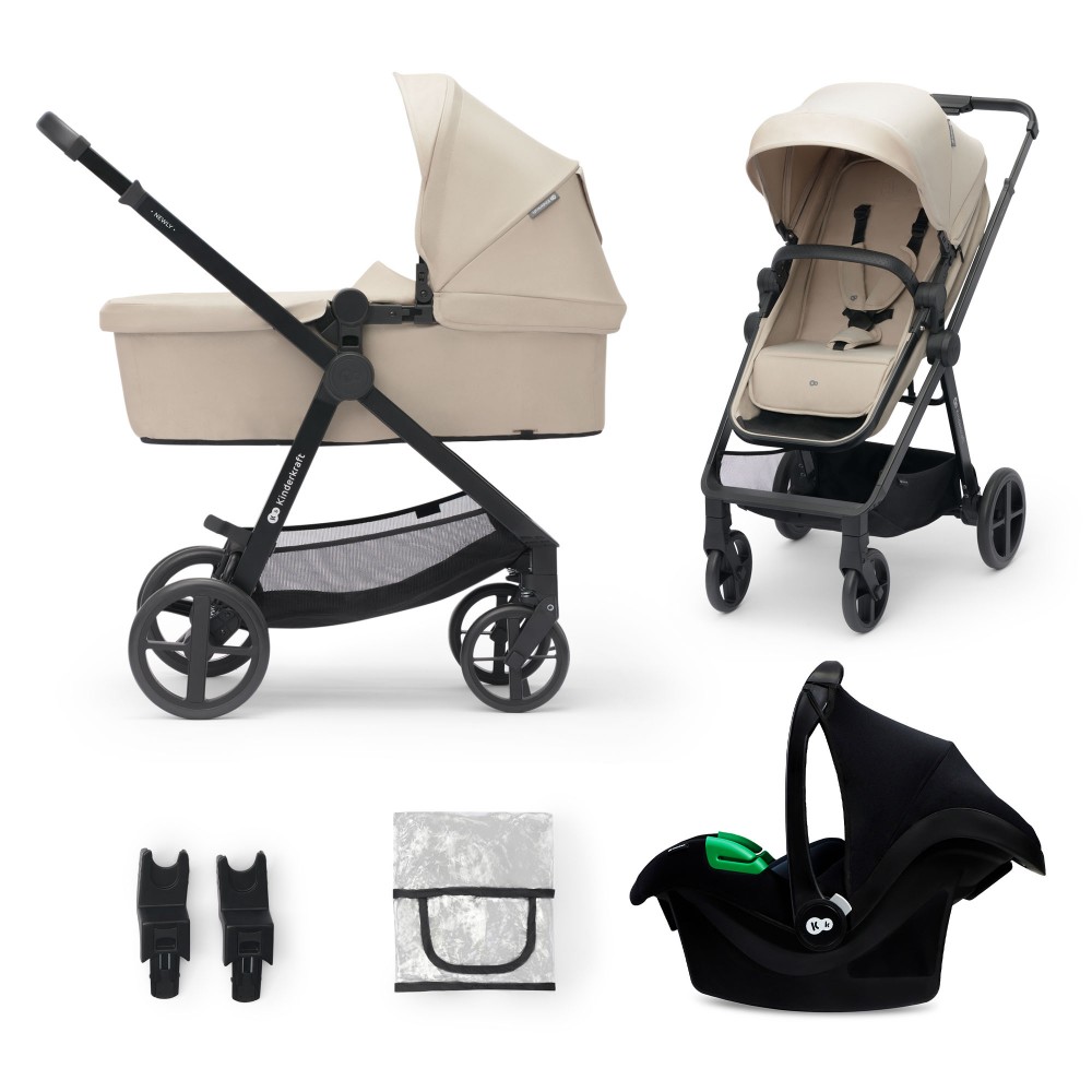 Kinderkraft - Newly Multifunctional Travel System - Sand Beige