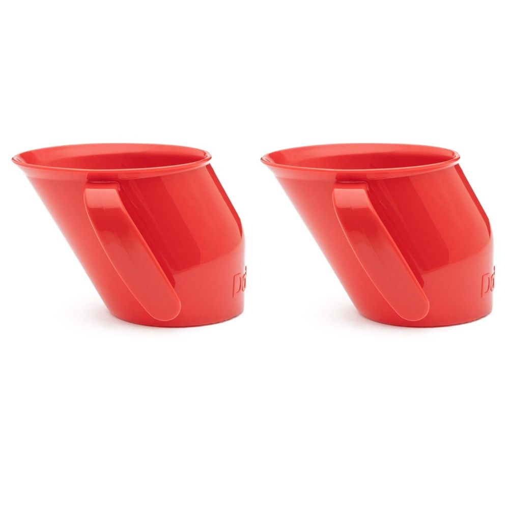 Bickiepegs Doidy Sippy Cup - Red - 200 ml - Pack of 2