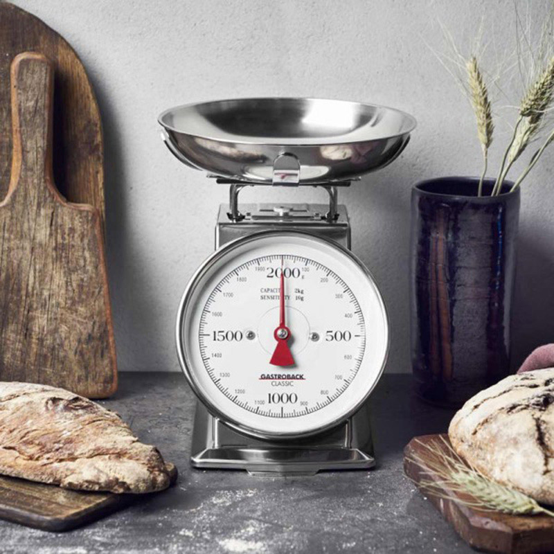 Gastroback Classic Kitchen Scale 2 Kg - Silver