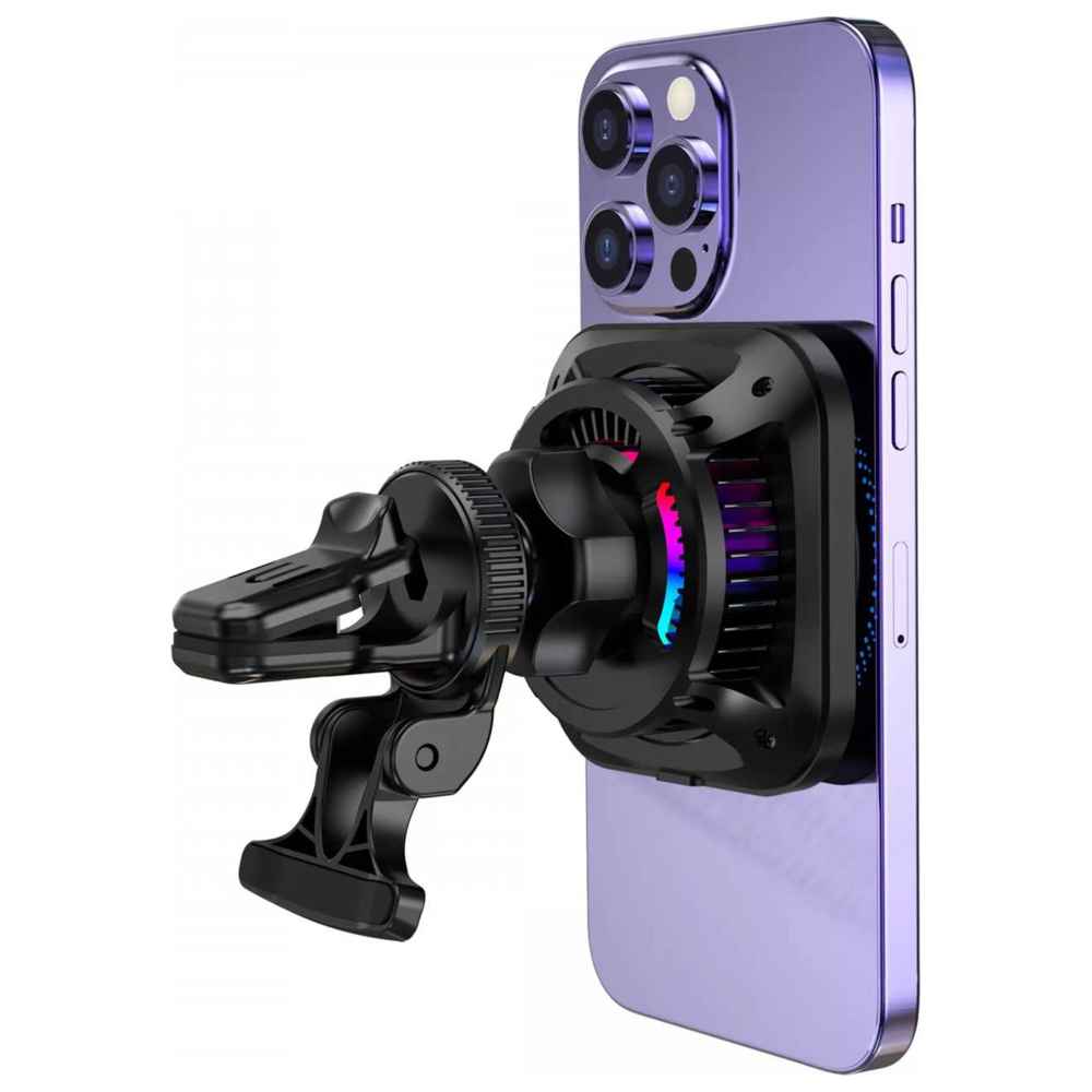 Powerology - Qi2 Standard Square Magsafe Fast Charger - Black - 15 W