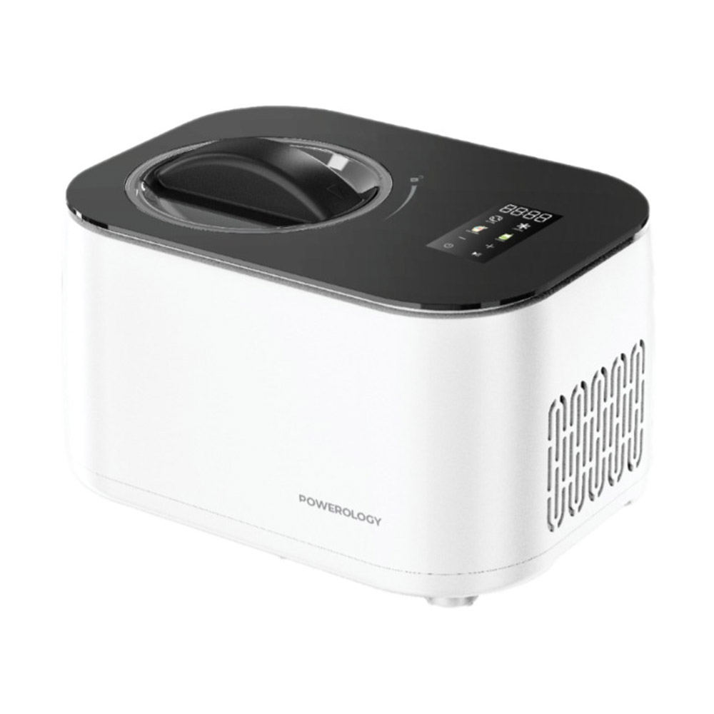 Powerology Ice Cream & Frozen Yogurt Machine - White - 1 L - 100 W